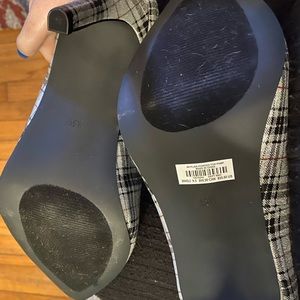 Torrid Silver Glitter Plaid Heels-NWT NEVER WORN